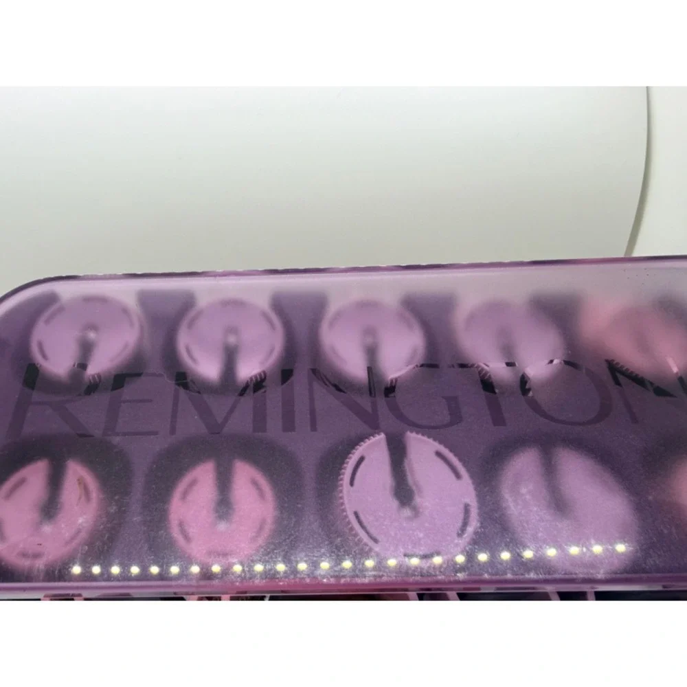 Remington H9102 Pro Hair Setter Thermaluxe Ceramic Hot Rollers Purple 20 Count